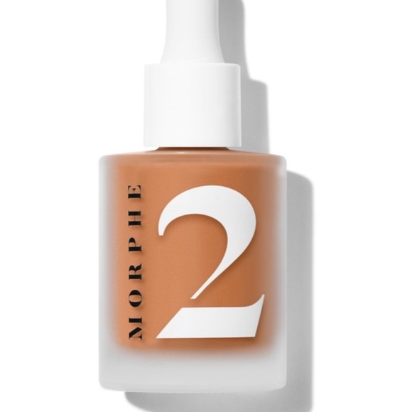 Morphe Foundation-Hint Of Cappuccino sheer to medium coverage Deep Tan w Neutral - Picture 2 of 7